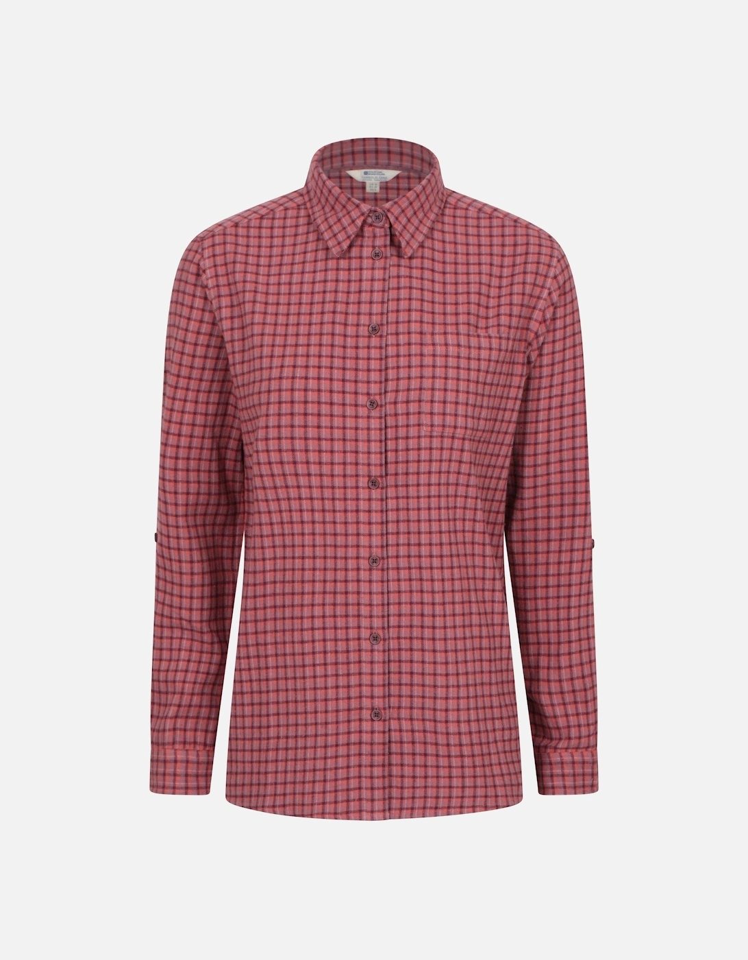 Womens/Ladies Balsam Brushed Flannel Longline Shirt, 2 of 1