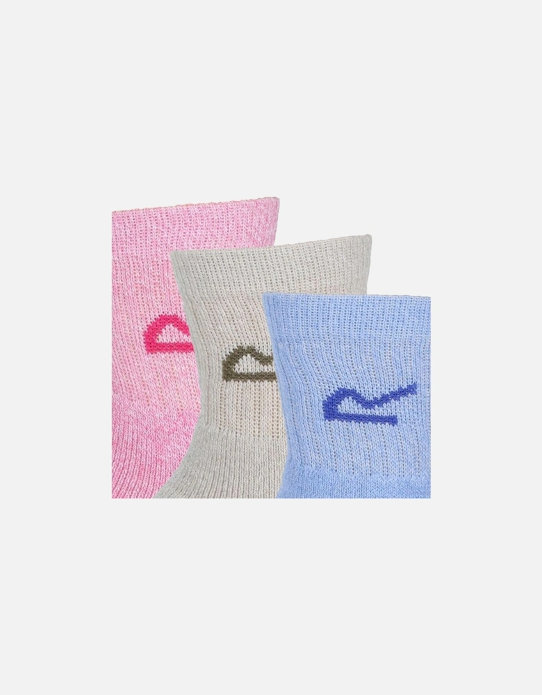 Great Outdoors Womens/Ladies Marl Effect Socks (3 Pack)
