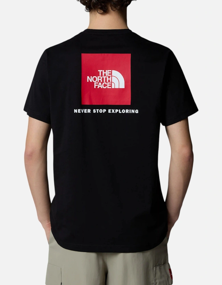 Mens Redbox T Shirt Regular Fit Crew Neck SS Summer Graphic Tee