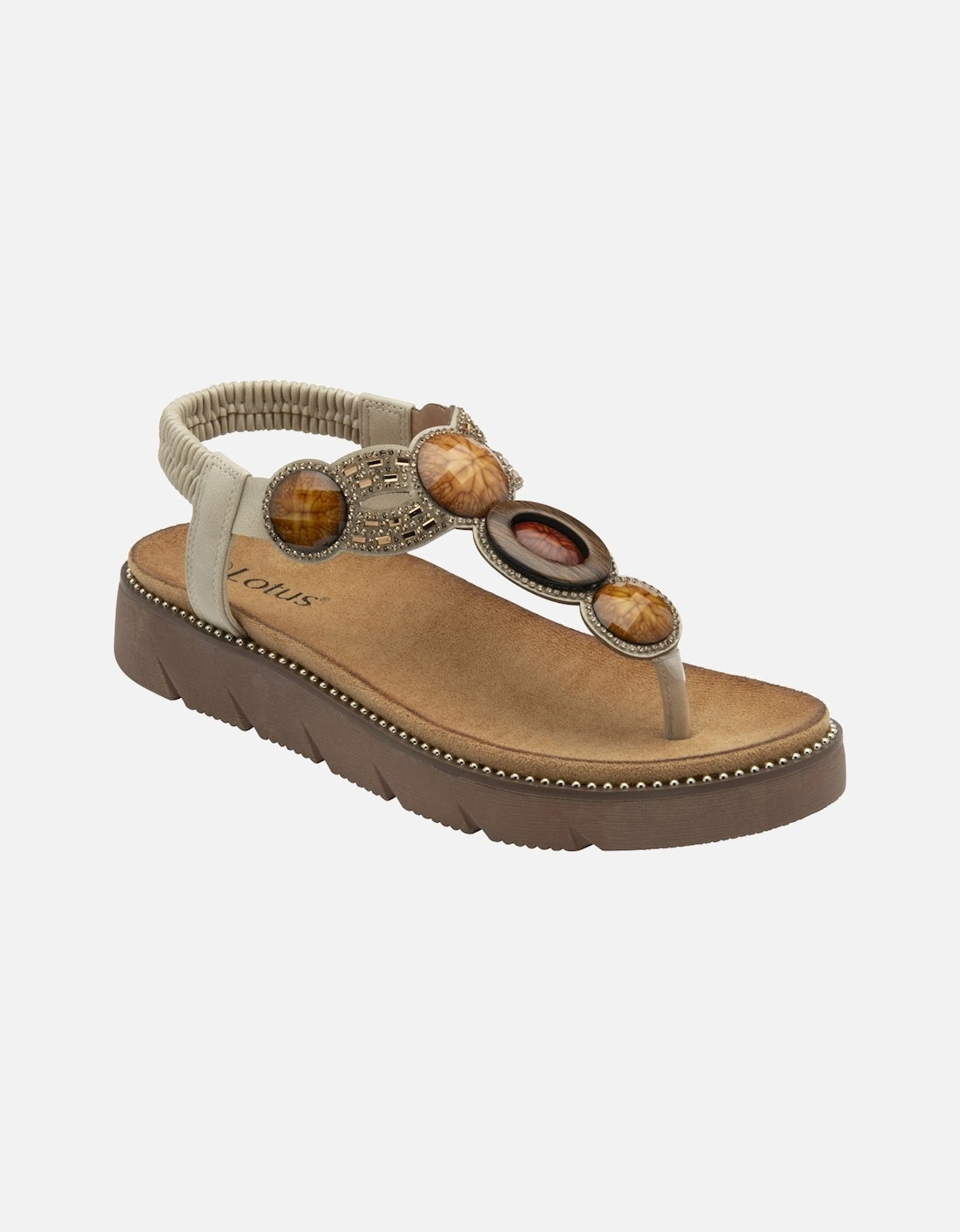 Lotus Women's Brown Alcina Sandals - : 6 Size 6