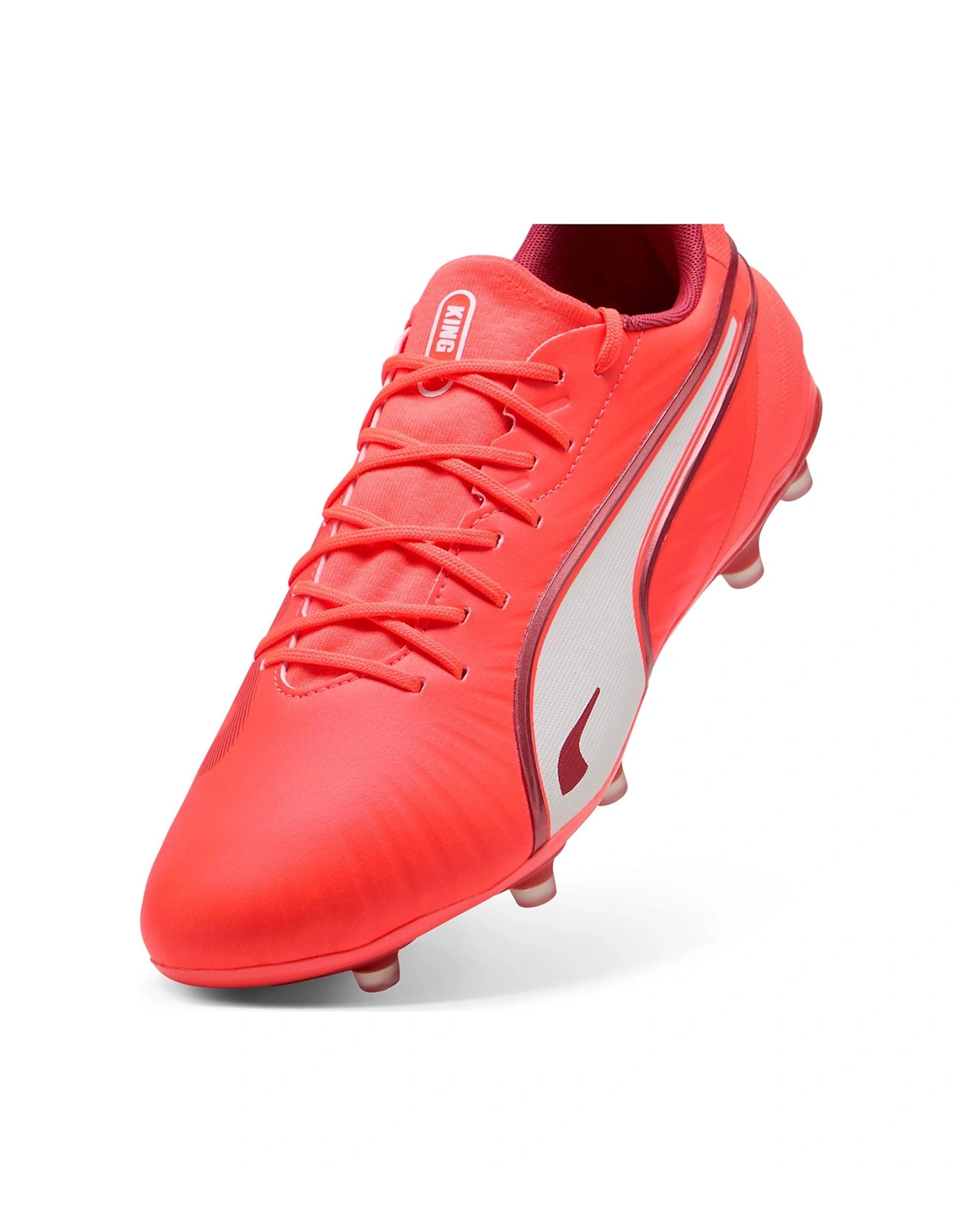 Mens King Match Firm Ground Football Boots - Red - Red