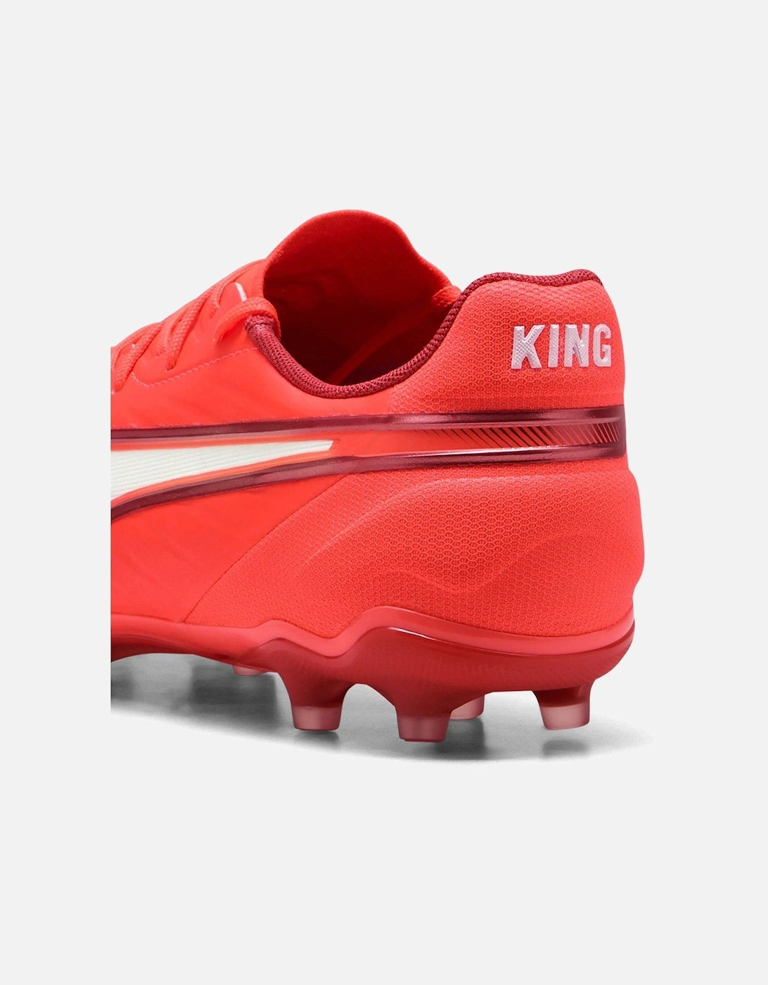 Mens King Match Firm Ground Football Boots - Red - Red