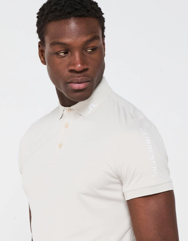 Men's Golf Tour Tech Regular Fit Polo - Beige