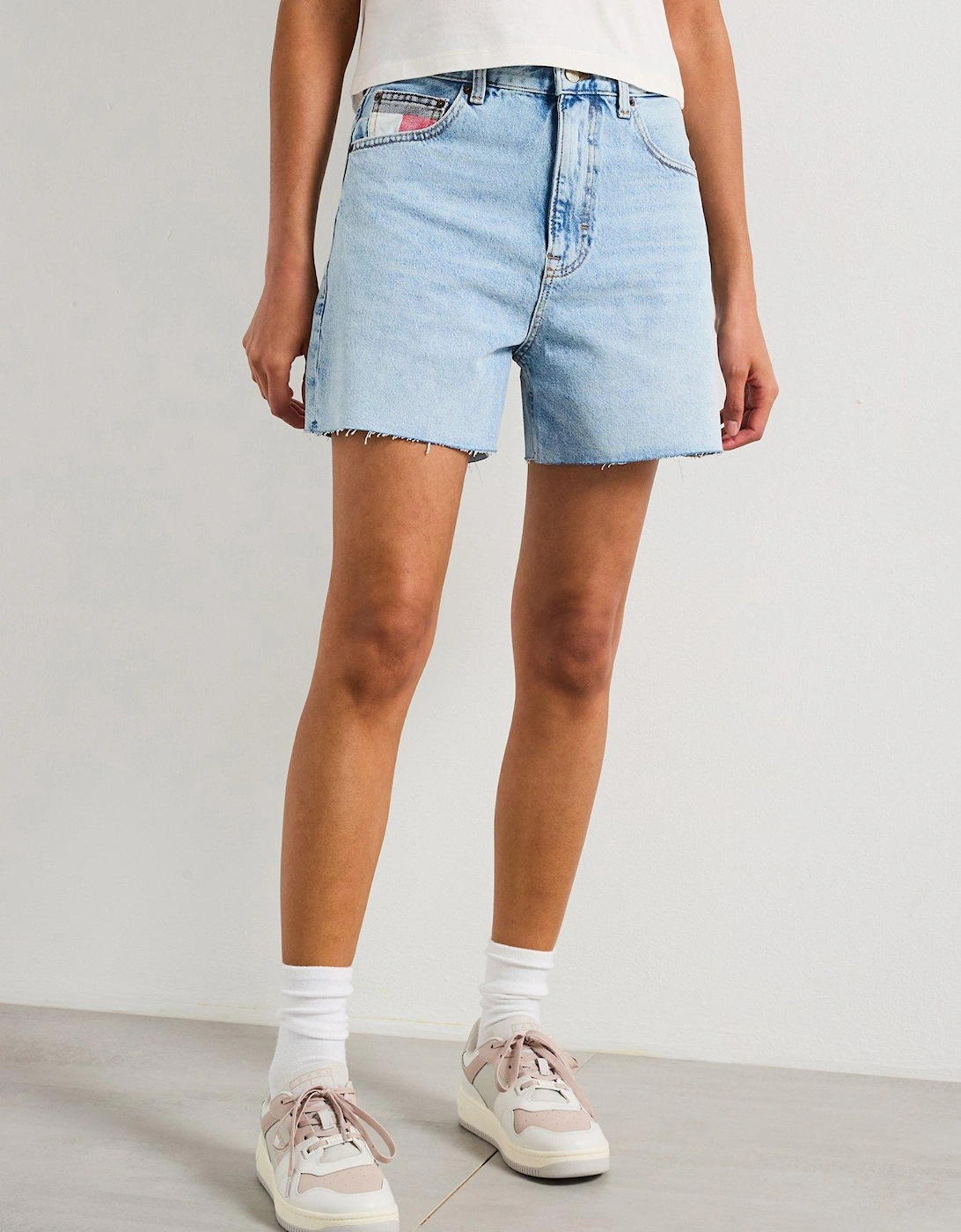 Mom Fit Denim Shorts - Blue, 2 of 1