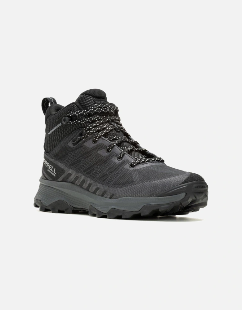 Mens Speed Waterproof Hiking Boots - Black