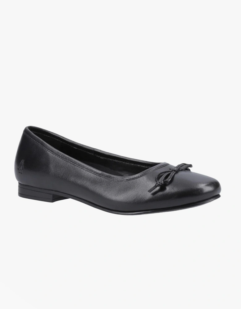 EVIE Girls Leather School Shoes Black