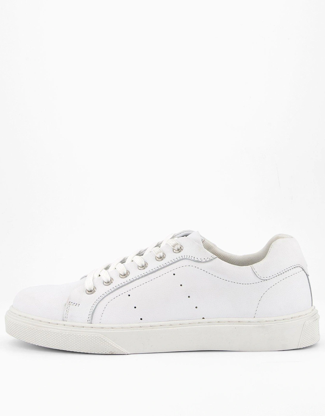Leather Trainer -white, 2 of 1