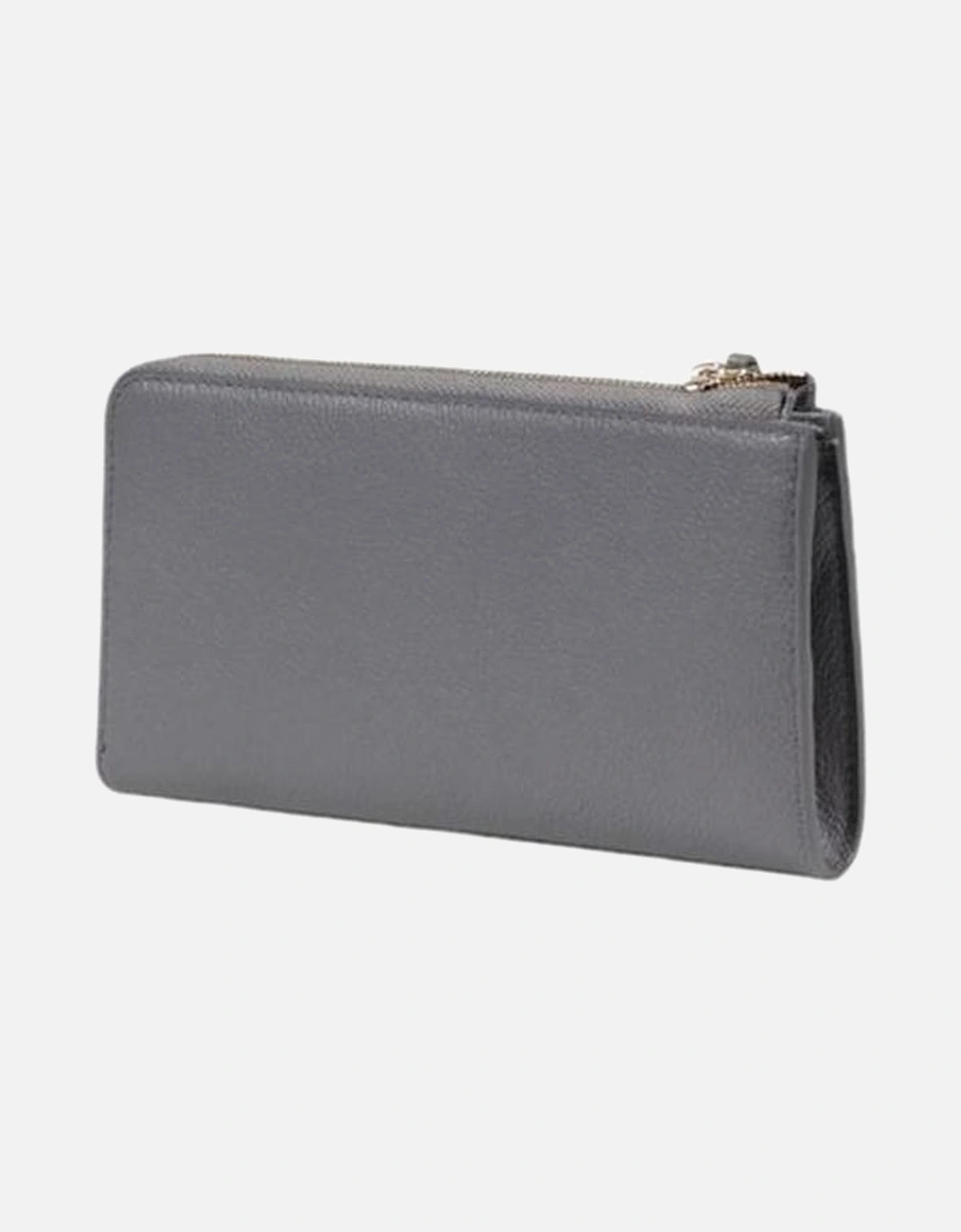 Leather Wallet with Multiple Card Slots Women - Gray