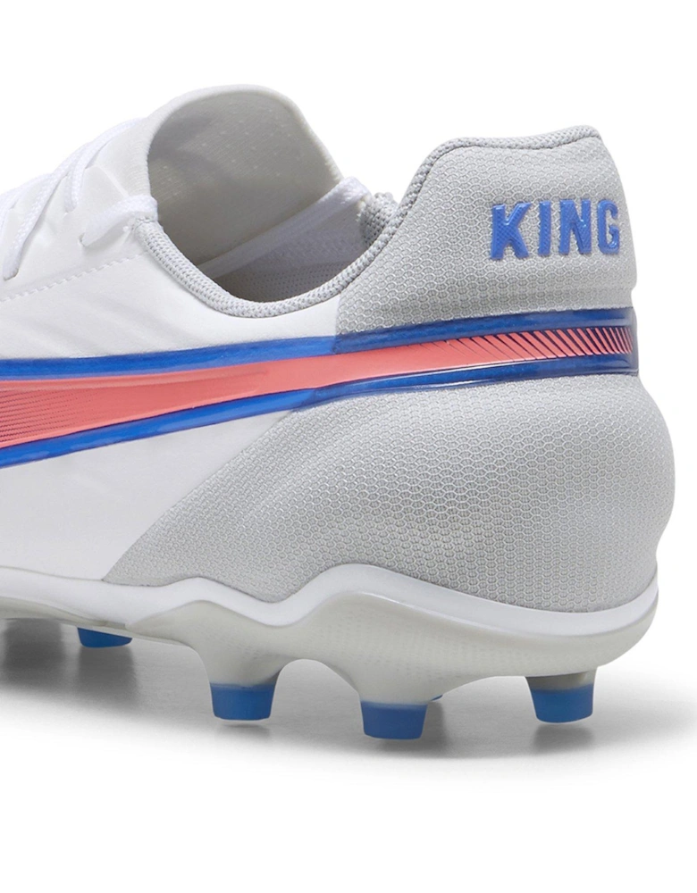 Mens King Match Firm Ground Football Boots -Grey
