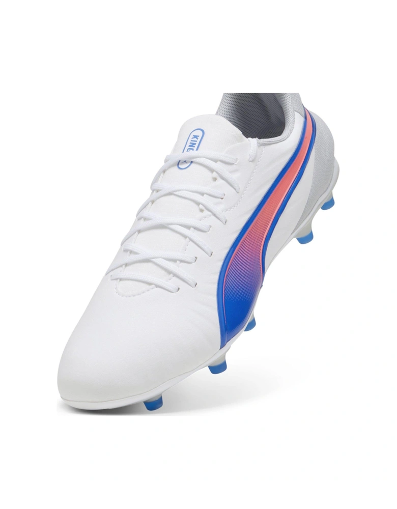 Mens King Match Firm Ground Football Boots -Grey