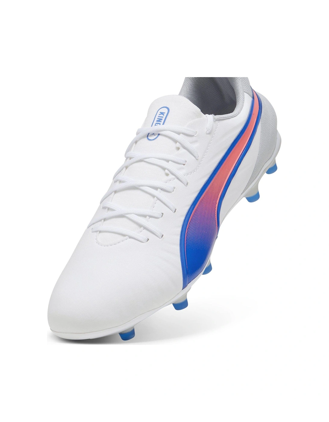 Mens King Match Firm Ground Football Boots -Grey