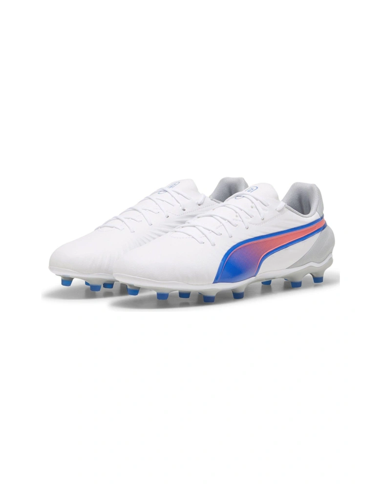 Mens King Match Firm Ground Football Boots -Grey