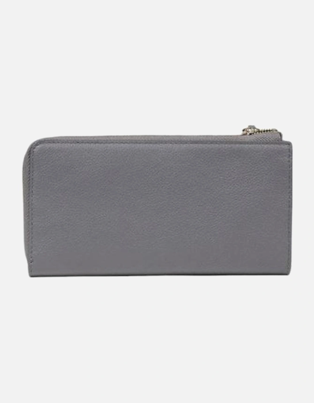Leather Wallet with Multiple Card Slots Women - Gray