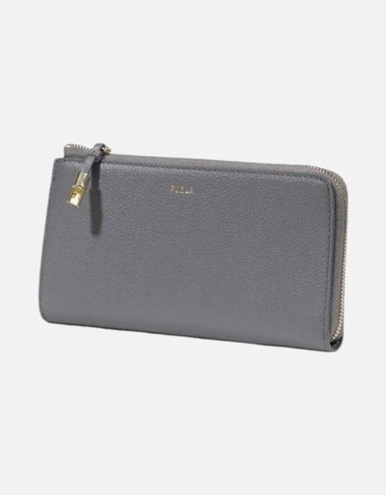 Leather Wallet with Multiple Card Slots Women - Gray