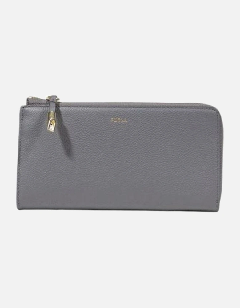Leather Wallet with Multiple Card Slots Women - Gray