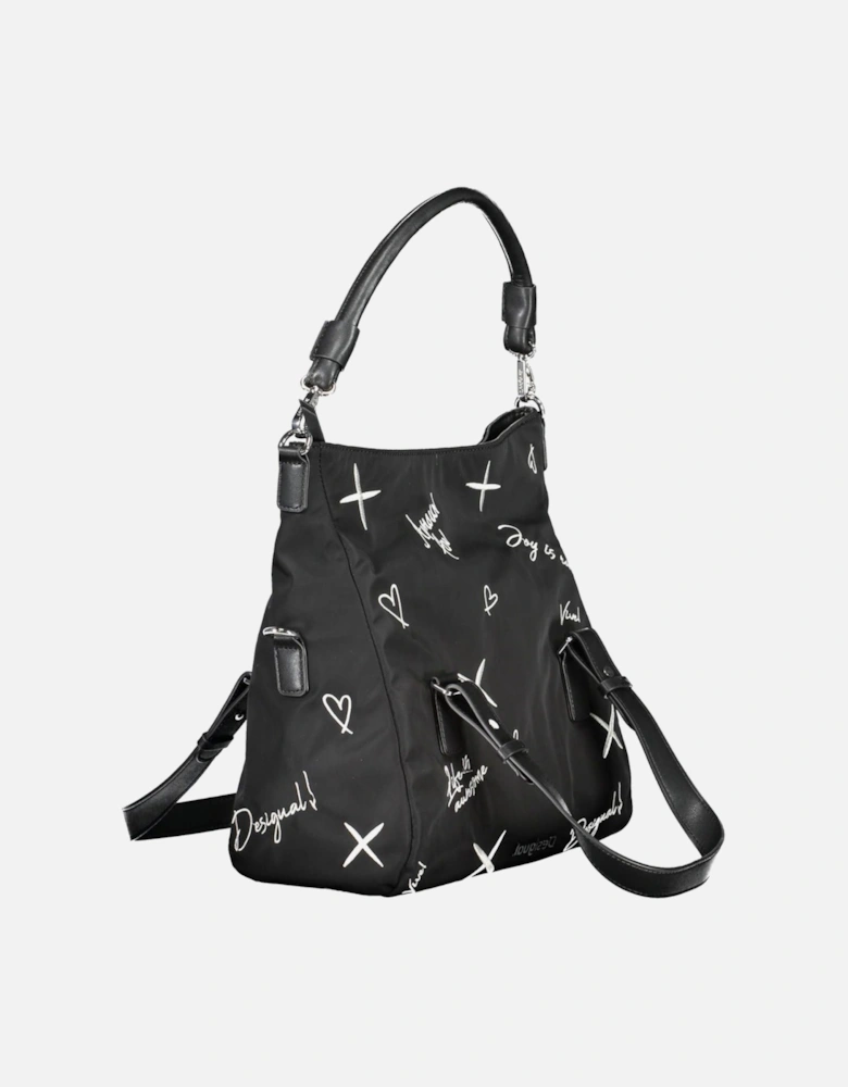 Exquisite Embroidered Handbag with Removable Handles and Adjustable
