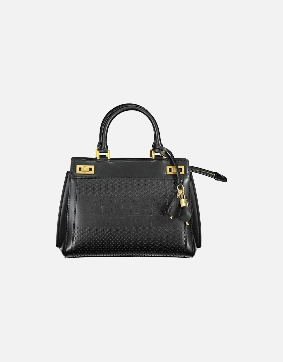 Contrasting Detail Zipper Bag Women - Black Handbags, 4 of 3