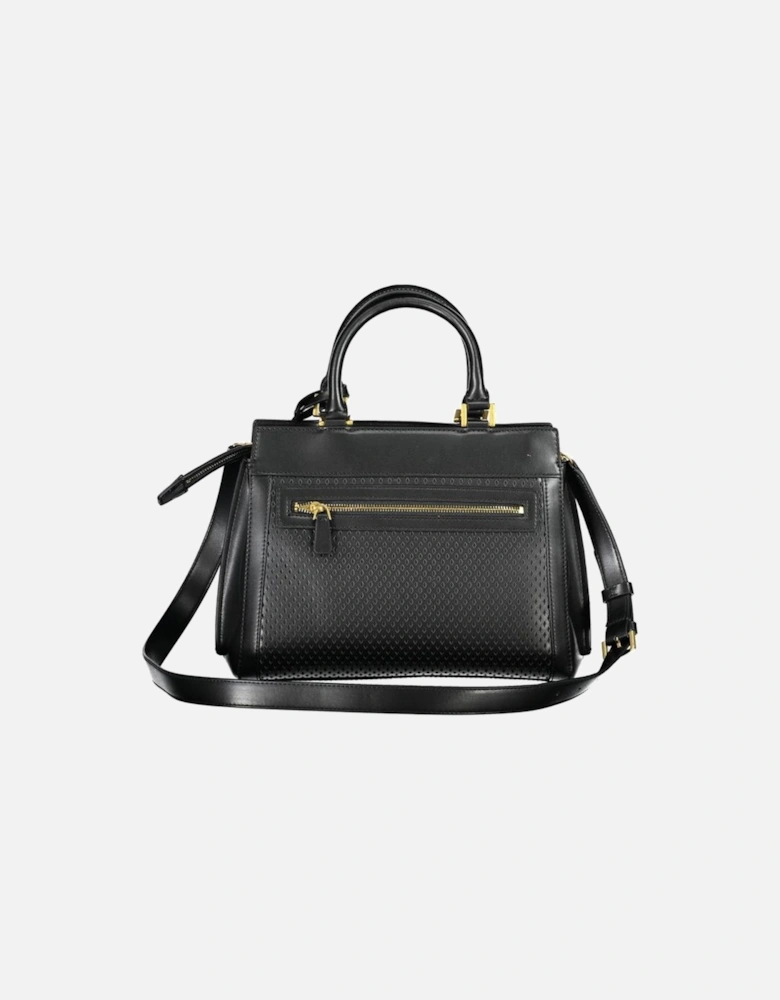 Contrasting Detail Zipper Bag Women - Black Handbags