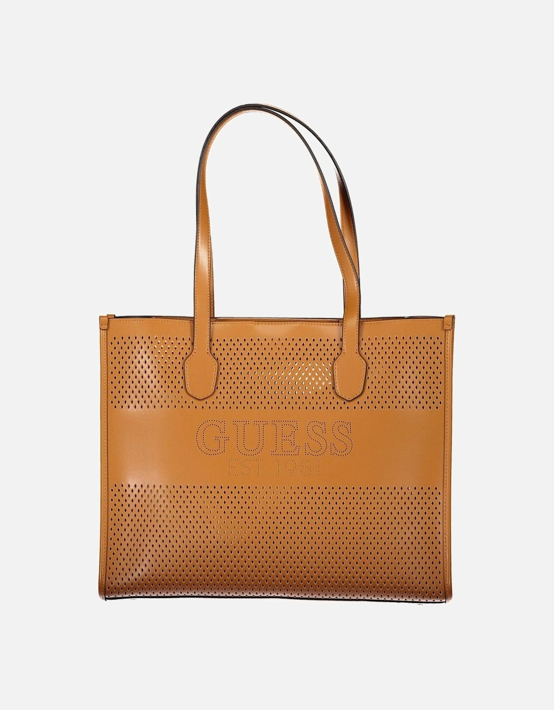 Contrasting Shoulder Bag with Removable Pochette. Women - Brown, 4 of 3