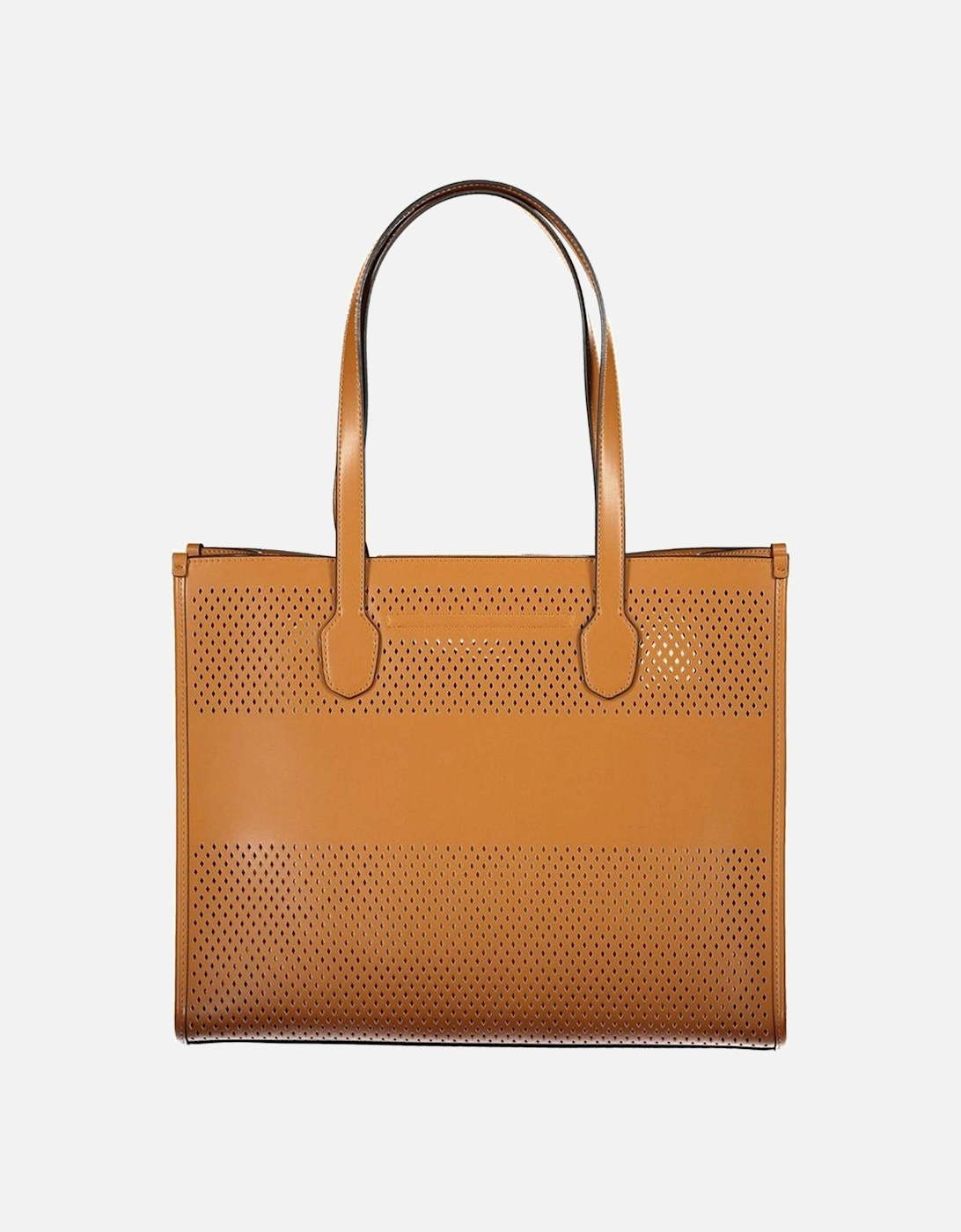 Contrasting Shoulder Bag with Removable Pochette. Women - Brown