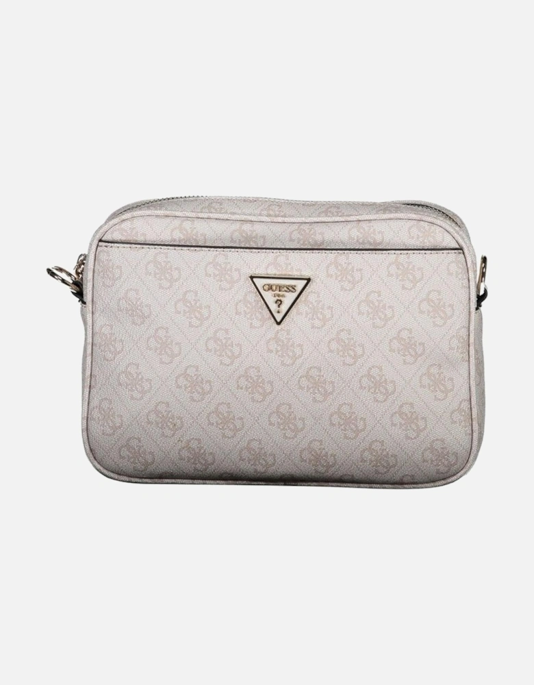 Contrasting Detail Shoulder Bag with Multiple Pockets and Logo Women -