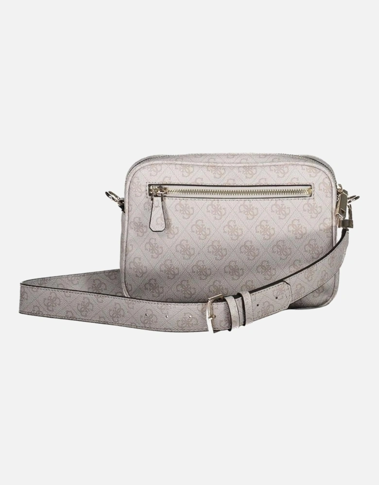 Contrasting Detail Shoulder Bag with Multiple Pockets and Logo Women -