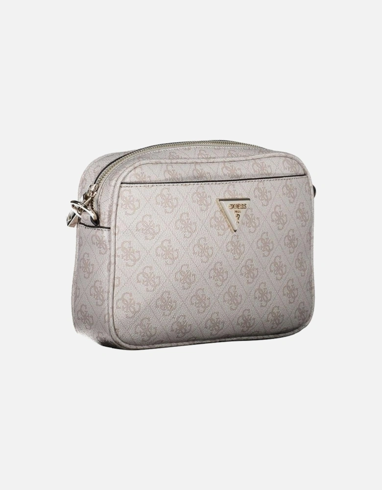 Contrasting Detail Shoulder Bag with Multiple Pockets and Logo Women -