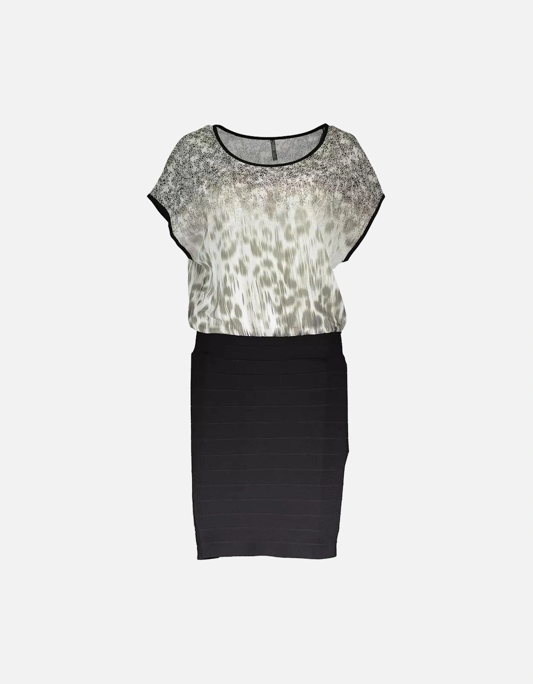 Contrast Logo Short Sleeve Dress Women - Multicolor Dresses, 3 of 2