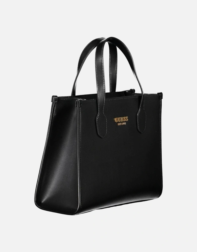Two-handled Shoulder Bag with Multiple Compartments and Zip Closure