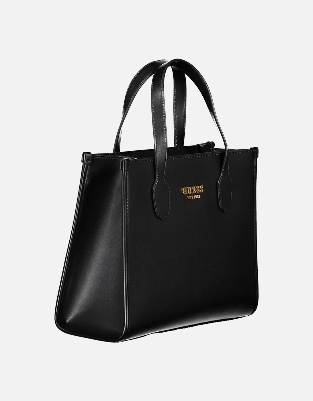 Two-handled Shoulder Bag with Multiple Compartments and Zip Closure