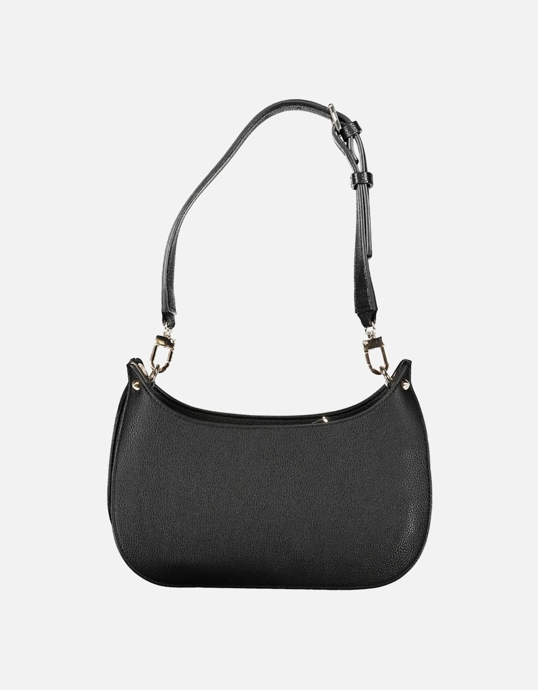 Contrast Detail Mini Bag with Adjustable Strap. Women - Black Handbags
