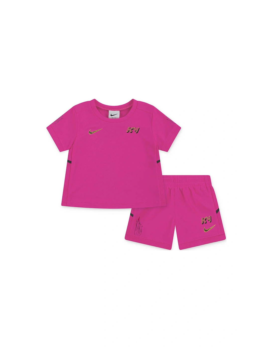 Kids Boys Dri-Fit Mbappe Shorts And T-Shirt Set - Pink, 2 of 1
