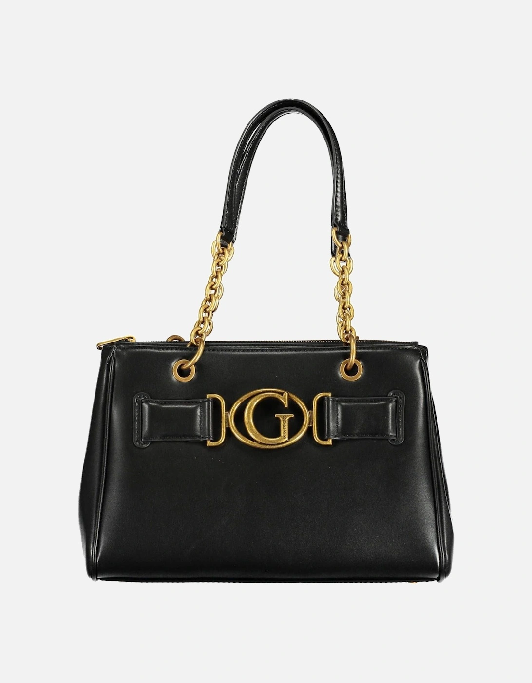 Stylish Black Handbag with Contrasting Details Women, 4 of 3