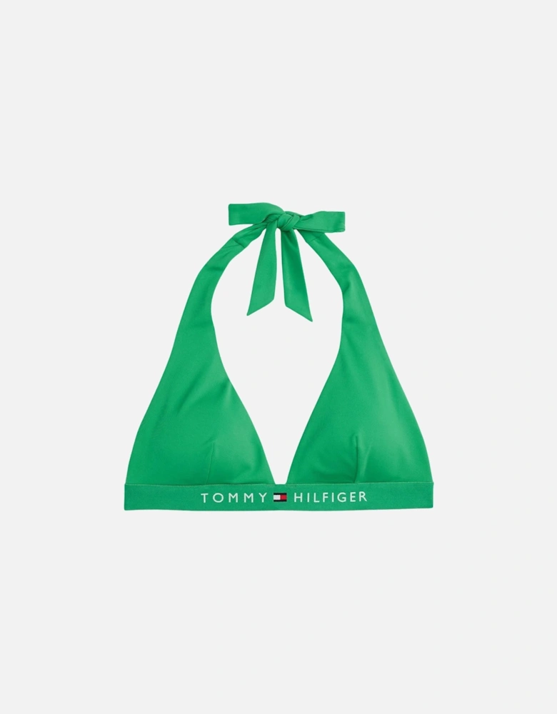 TH Original Halterneck Bikini Top, Radiant Green
