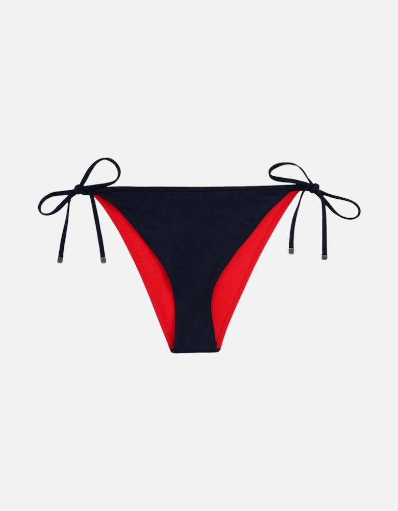 Logo Flag Colours Bikini Bottoms, Navy/Red