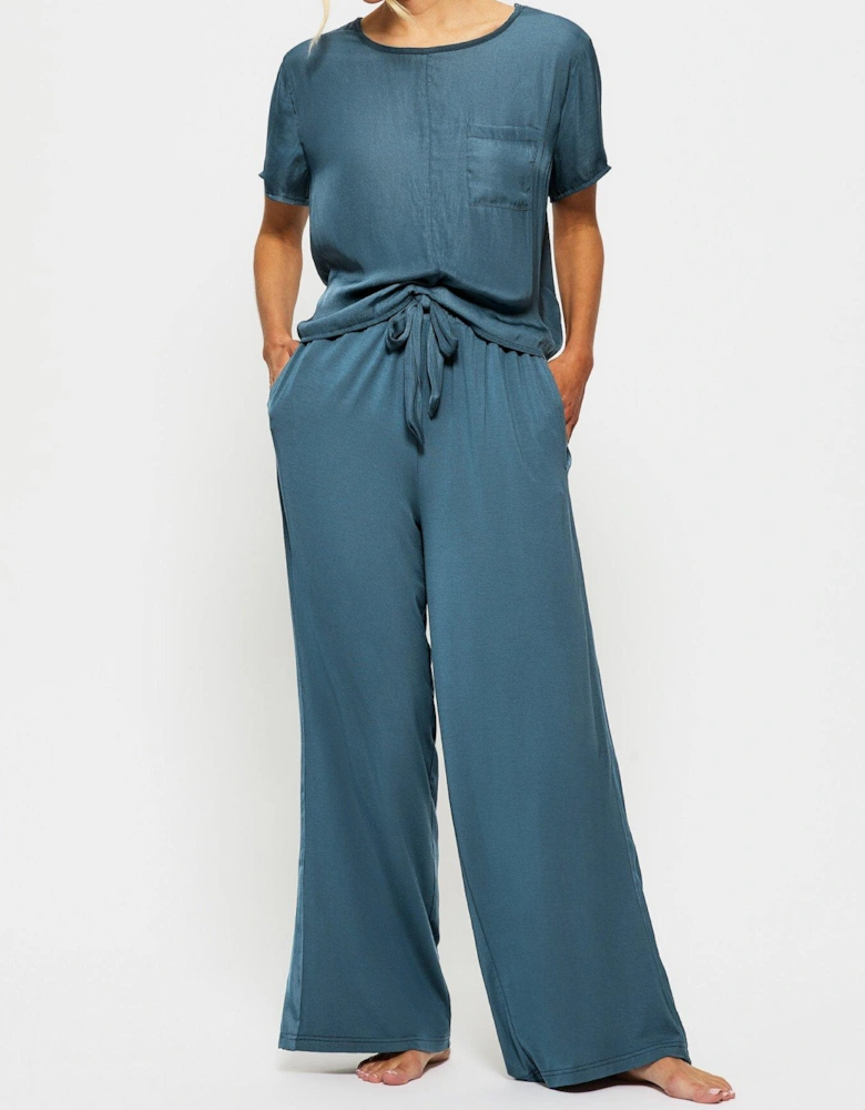 Raye Satin Jersey Trouser