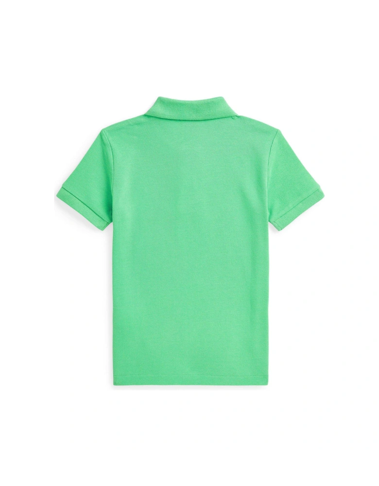 Boys Short Sleeve Polo Shirt - Green