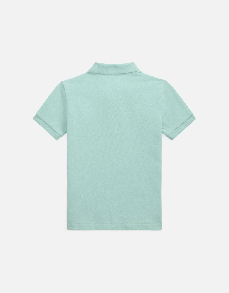 Boys Short Sleeve Polo Shirt - Light Blue