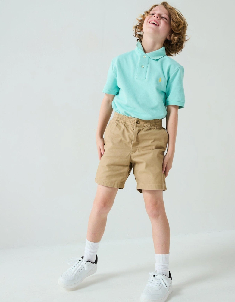 Boys Prepster Shorts - Beige