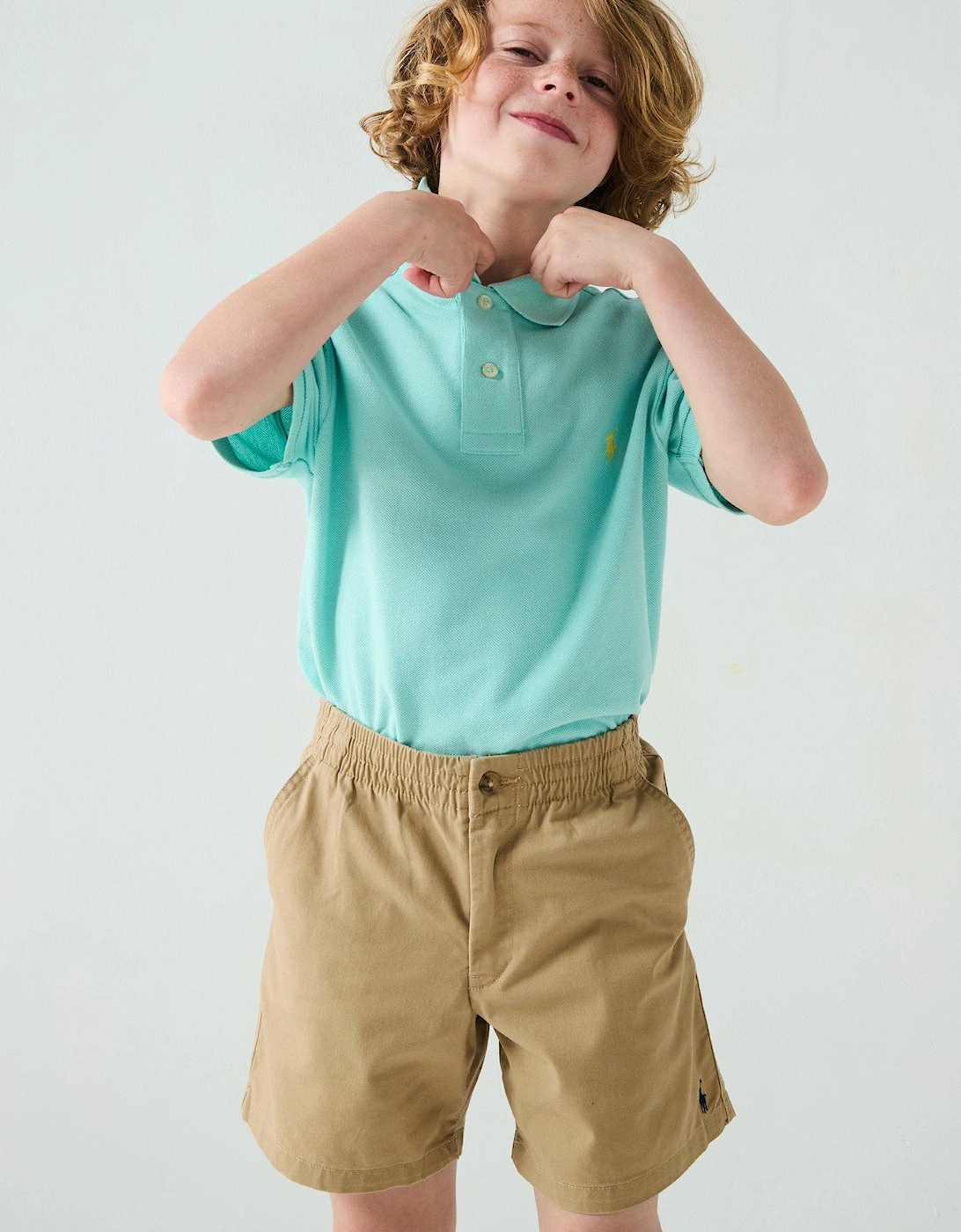 Boys Prepster Shorts - Beige