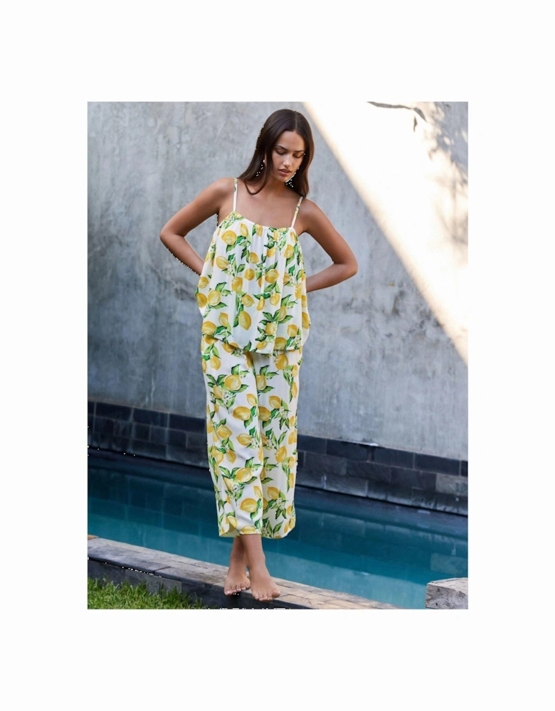 June Lem Cami Pyjama - White