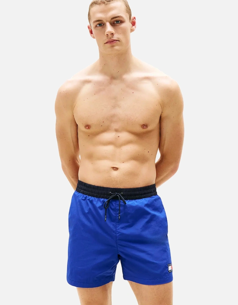 Heritage Mid Length Swim Shorts, Wedge Blue