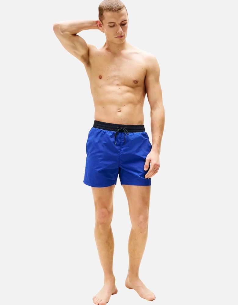 Heritage Mid Length Swim Shorts, Wedge Blue