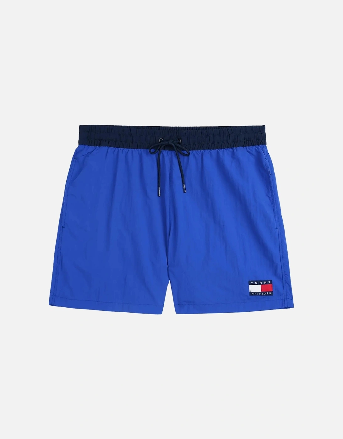 Heritage Mid Length Swim Shorts, Wedge Blue, 6 of 5