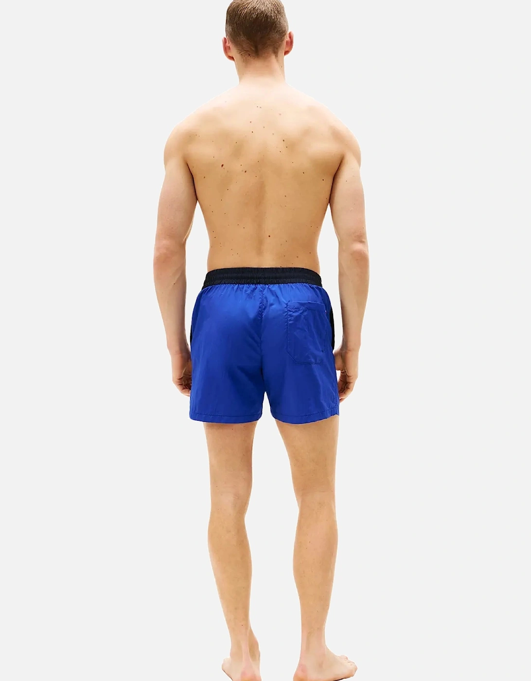 Heritage Mid Length Swim Shorts, Wedge Blue
