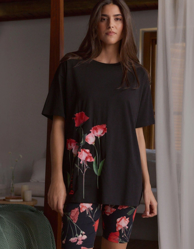 May Roses Cycling Set - Black