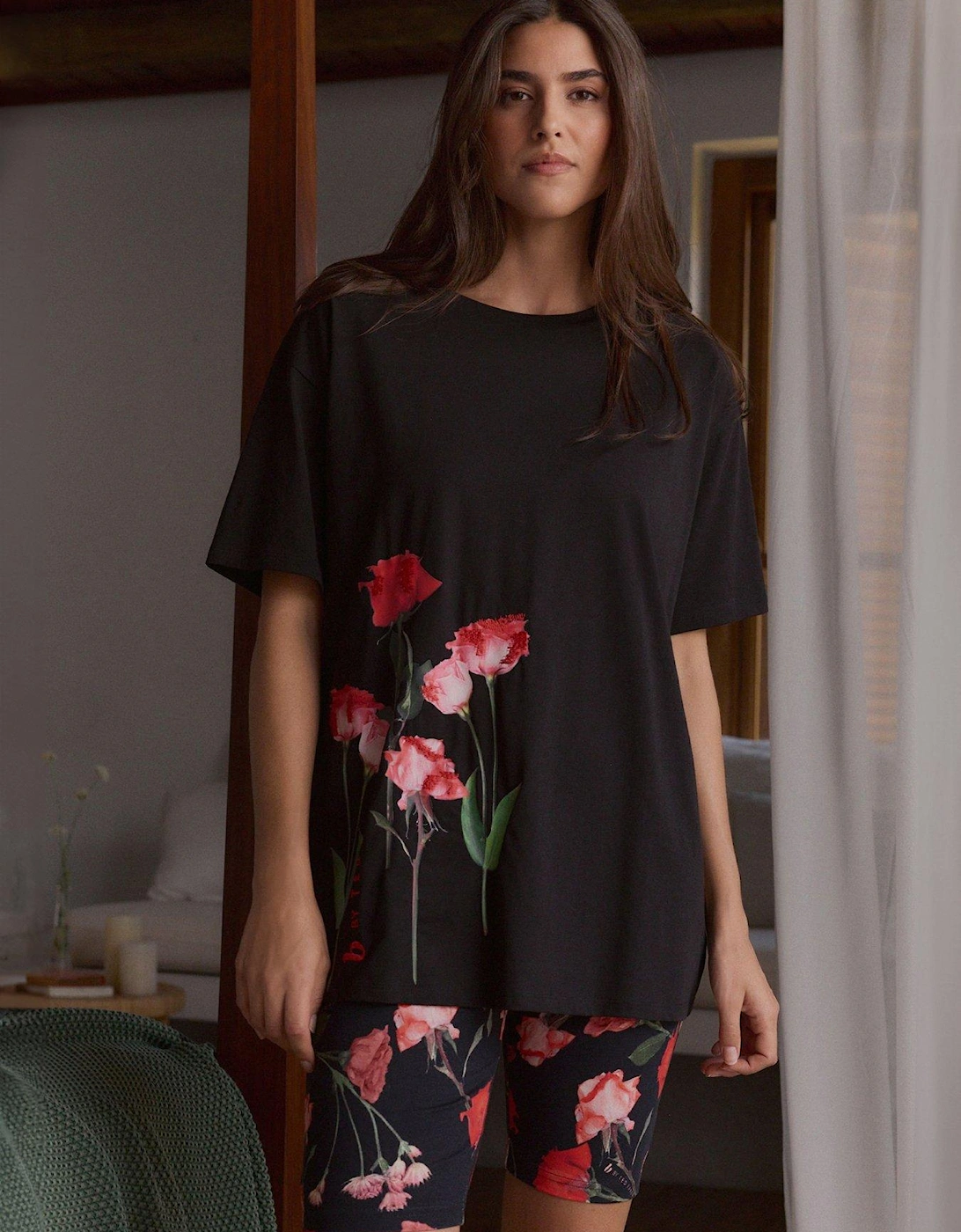 May Roses Cycling Set - Black, 2 of 1