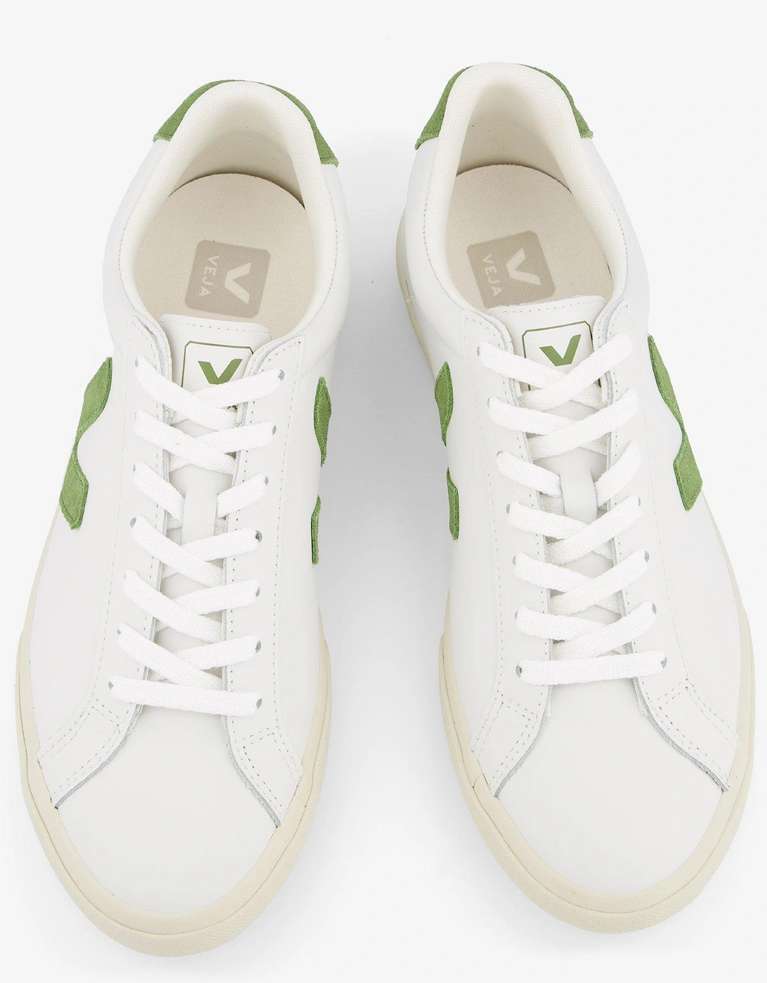 Men's Esplar Logo Trainers - White/Green