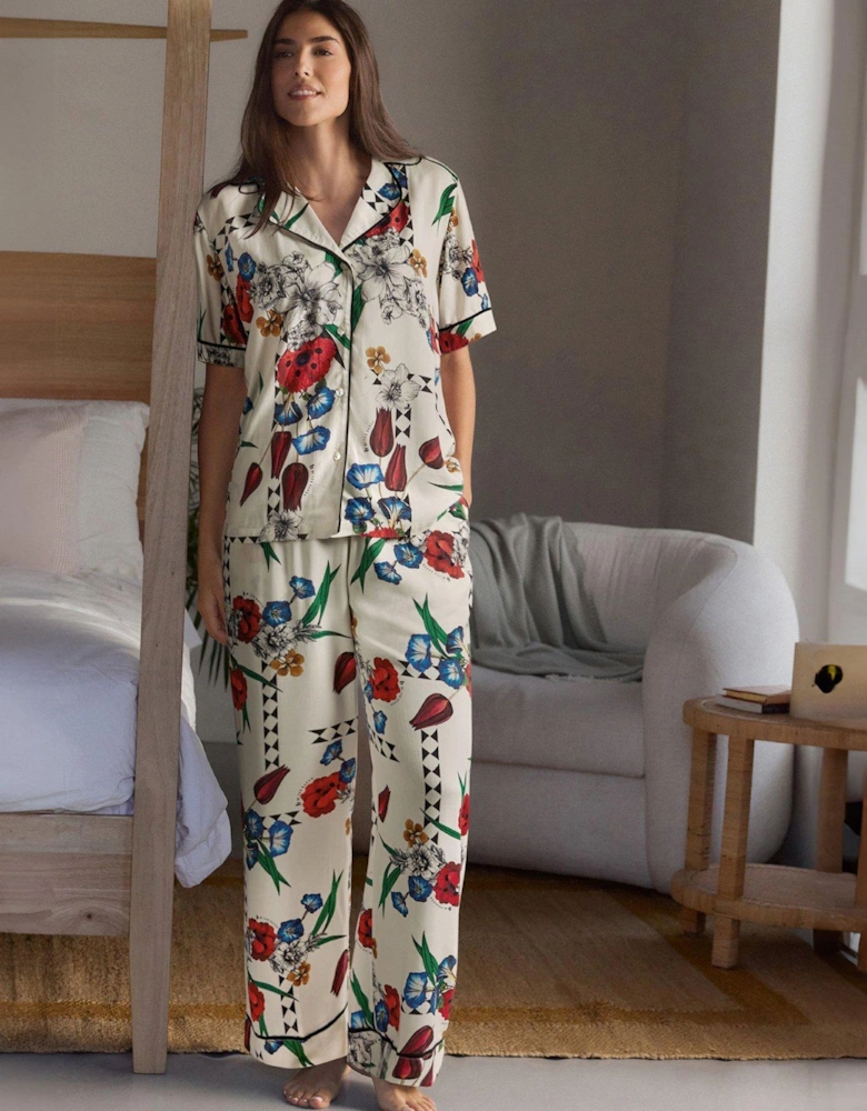 May Snake Pyjama Set - Ecru