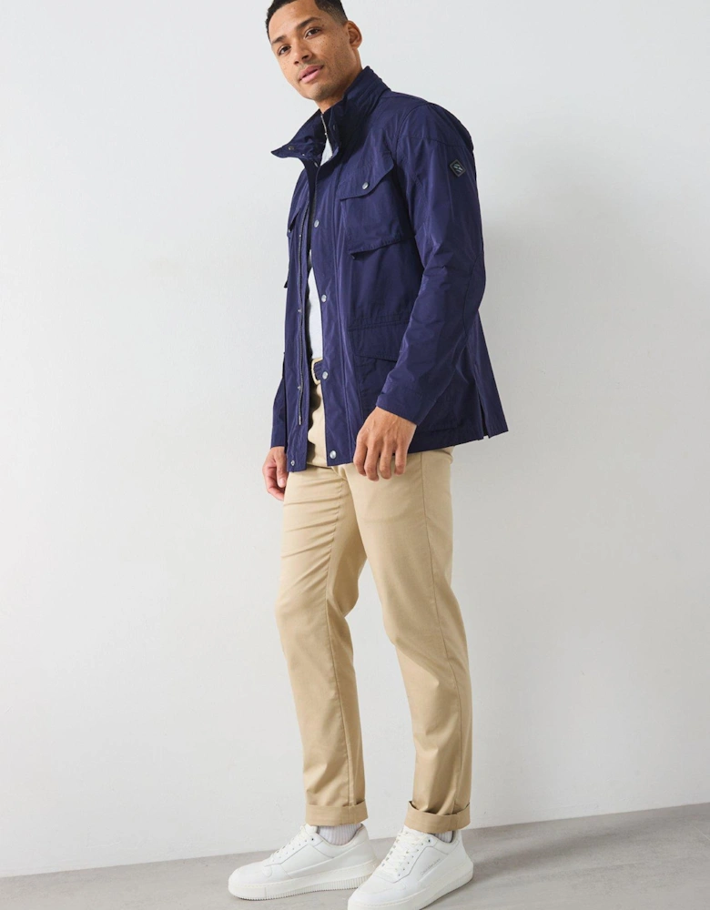 Velospeed Mid Length Jacket - Navy
